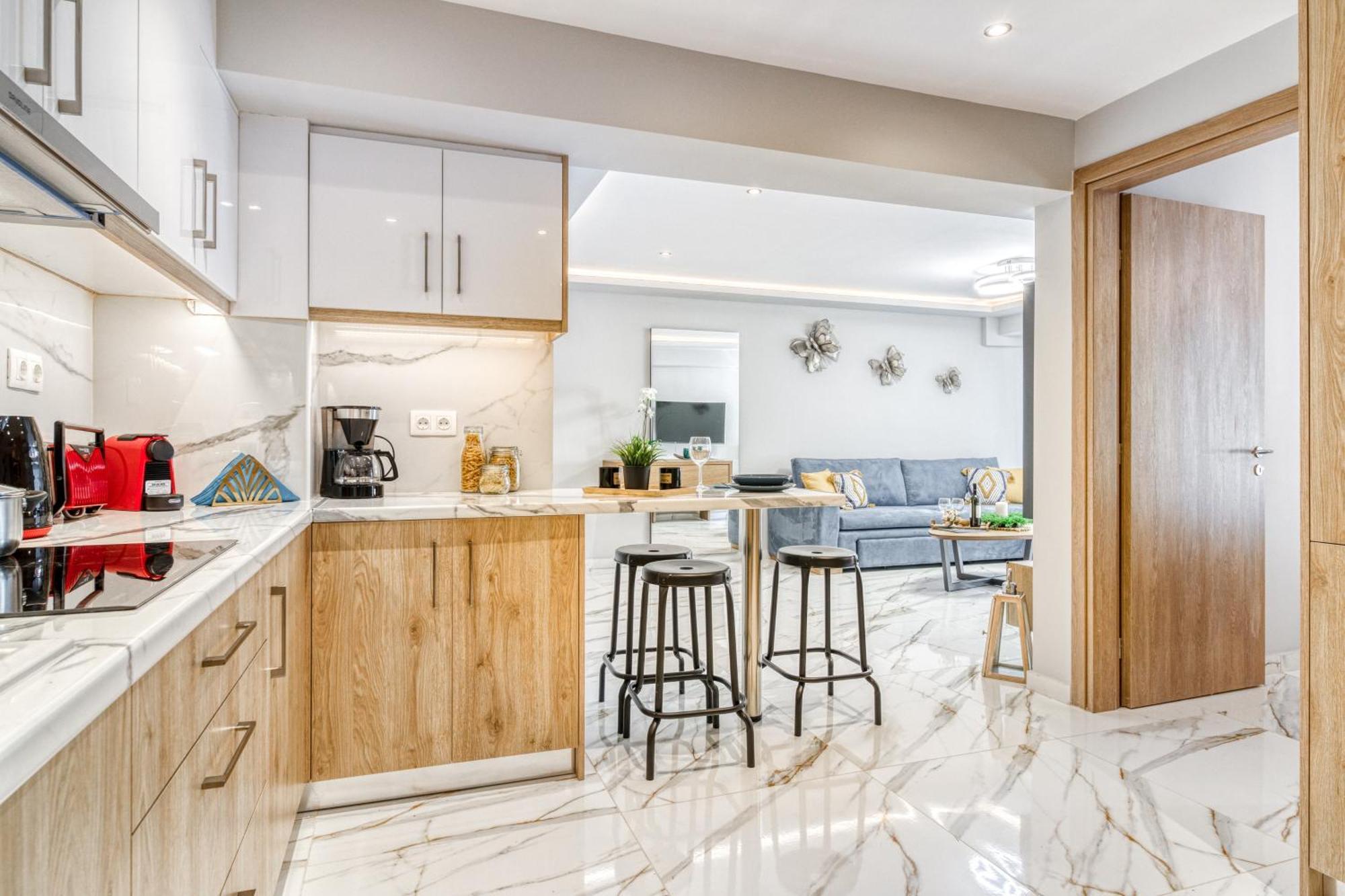 Athens Riviera, Seaview, Beachfront, Lux Apartment On Starbucks Building Bagian luar foto