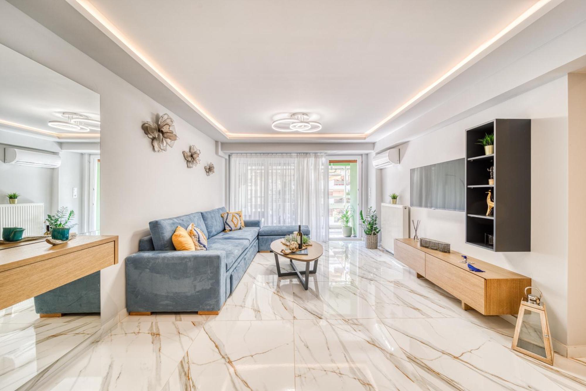 Athens Riviera, Seaview, Beachfront, Lux Apartment On Starbucks Building Bagian luar foto