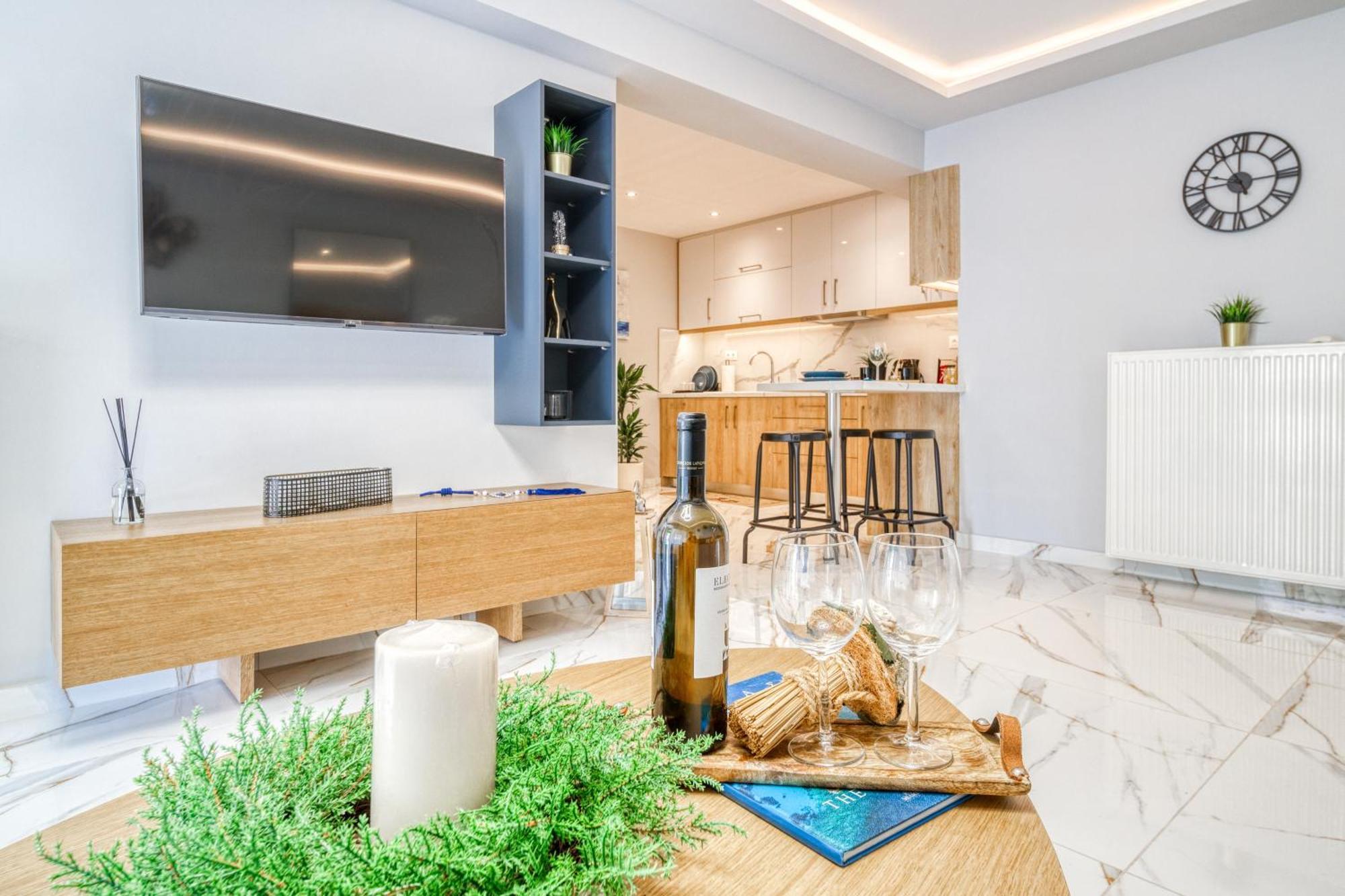 Athens Riviera, Seaview, Beachfront, Lux Apartment On Starbucks Building Bagian luar foto